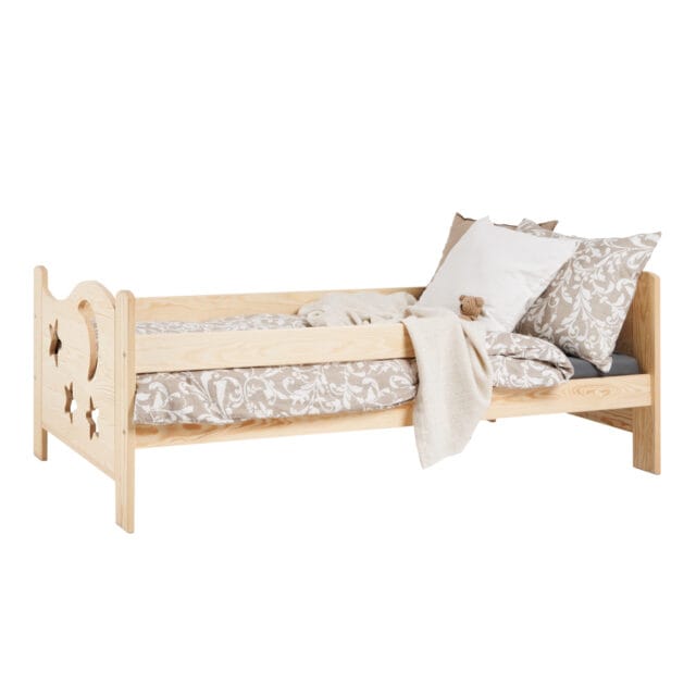 Zvezdica - Otroška posteljica iz masivnega borovega lesa