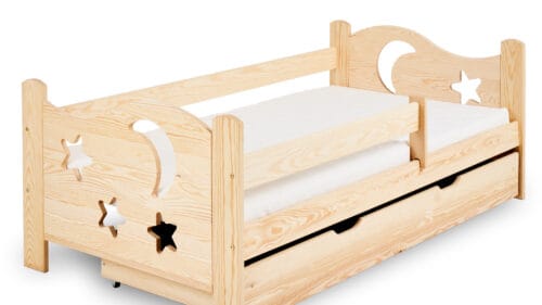 Zvezdica - Otroška posteljica iz masivnega borovega lesa