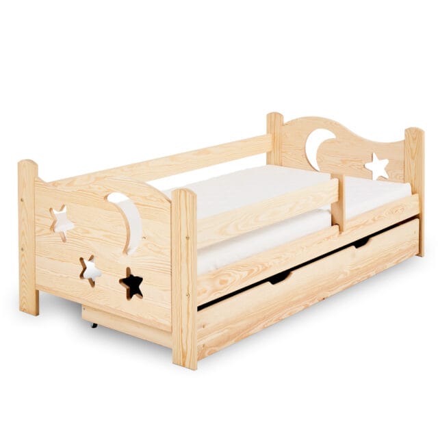 Zvezdica - Otroška posteljica iz masivnega borovega lesa