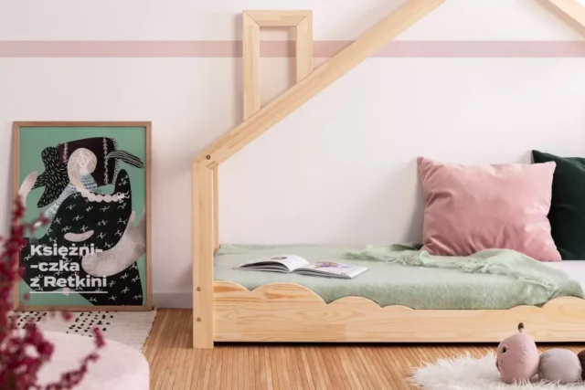 LUNA D - Otroška postelja Hiška