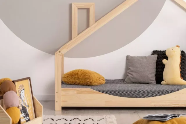 LUNA E - Otroška postelja Hiška