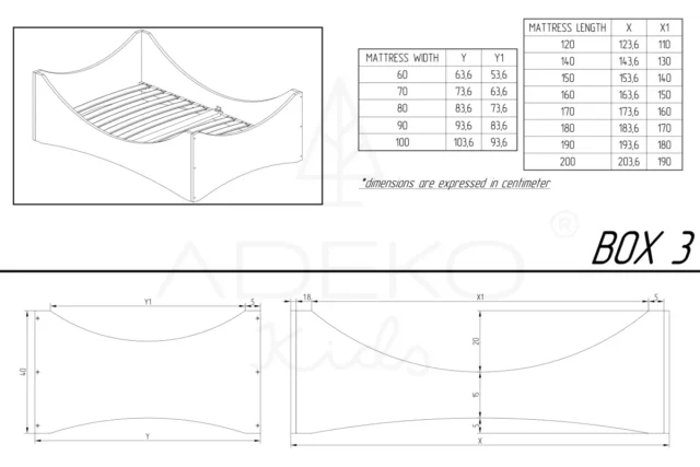 BOX 3 - otroška postelja