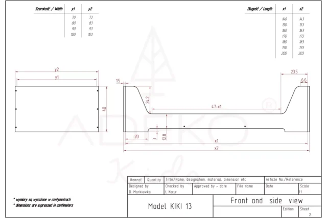 KIKI 13 - otroška postelja