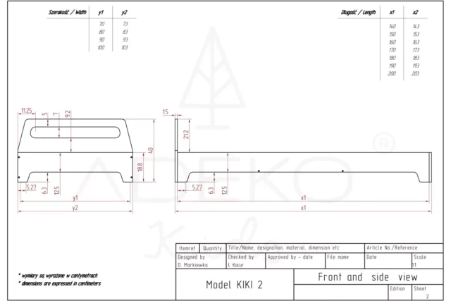 KIKI 2 - otroška postelja