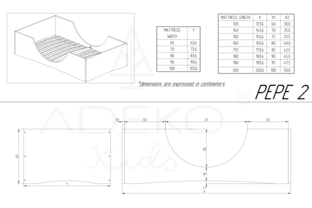 PEPE 2 - otroška postelja