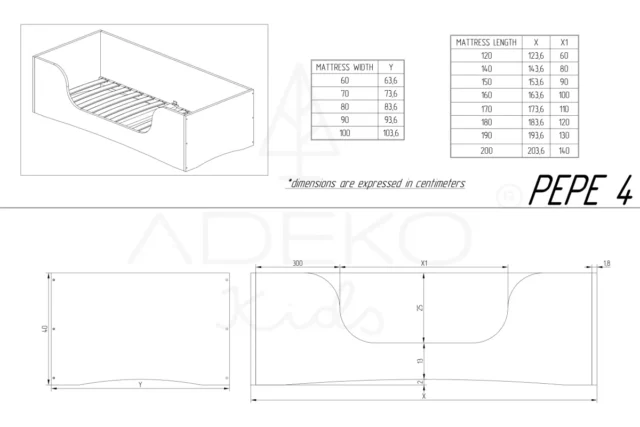 PEPE 4 - otroška postelja