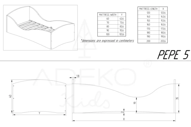 PEPE 5 - otroška postelja