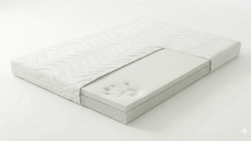 Nadvložek spominska pena na postelji