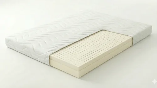 Naravni nadvložek lateks prerez slojev